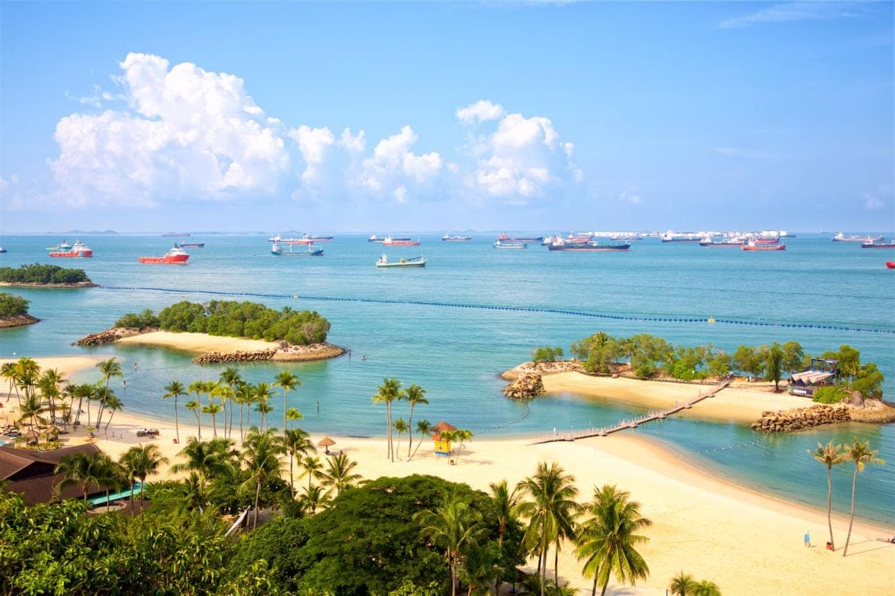 Singapore itinerary mockup card